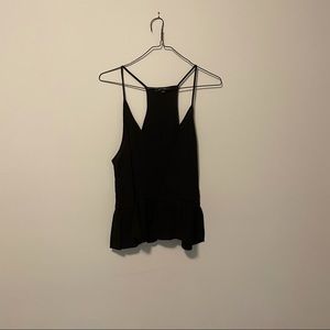 Black Razorback crop top